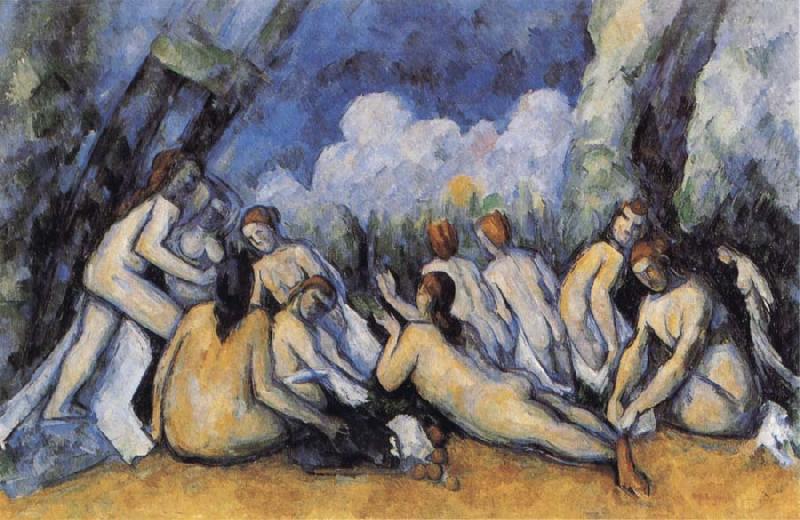 Paul Cezanne Les grandes Baigneuses